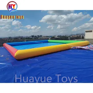 Piscina inflable de bolas de agua de PVC grande y barata, piscina de verano inflable para jugar