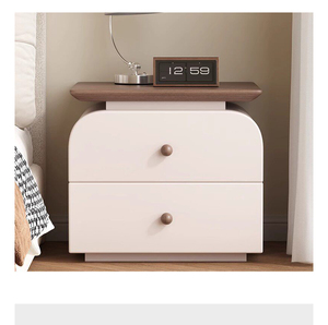Table de chevet moderne <span class=keywords><strong>en</strong></span> bois écologique avec 2/3 tiroirs - Meuble de <span class=keywords><strong>chambre</strong></span> intelligent, durable et réglable pour hôtels - Product Image 3