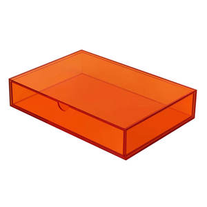 1/درج من الطبقة الأولى منظم تخزين واضح مع لون مخصص درج بلاستيكي تخزين ورقي بحجم 4 - Product Image 3