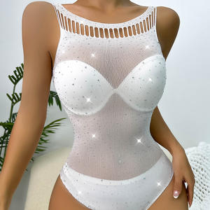 Эротическое белье-сетка «Звездное сияние» 2025 года, прямые поставки с фабрики, горячая распродажа, соблазнительные чулки-боди для женщин - Product Image 4