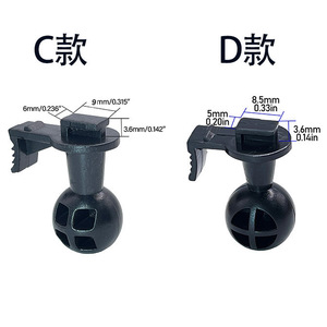 Soporte para coche con ventosa, rotación de 360 grados, plástico para parabrisas, ajuste universal - Product Image 4