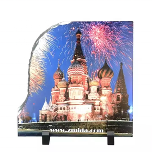 Cornice Fotografica in Pietra Personalizzata 20*20cm 30*30cm, Forma Sagomata, Rivestita per Sublimazione, Artigianato in Pietra Stampabile - Product Image 2