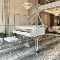 Source Factory High-End Customization Stable Supply Professional Grade Crystal Grand Piano for Indoor Live Performance