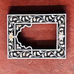 Modern Bone Inlay <b>Picture</b> <b>Frame</b> Handmade Artisan Photo <b>Frame</b> with Geometric Pattern for Home Decoration Office Desk - Product Image 4