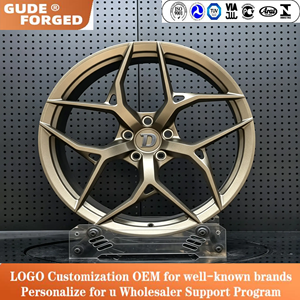 Jantes forgées personnalisées GUDE 17 18 19 20 <span class=keywords><strong>21</strong></span> pouces 4/5/<span class=keywords><strong>6</strong></span> trous Monobloc en alliage d'aluminium brillant et mat pour voitures particulières - Product Image 1