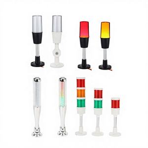 ไฟสัญญาณสามสี: แดง เหลือง และเขียว ไฟเตือนแบบแตร ไฟสัญญาณอุปกรณ์เครื่องจักรโรงงาน - Product Image 1