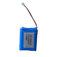 Batterie au lithium polymère 3,7 V 1S2P 2100 mAh de remplacement direct du fabricant 703442 avec connecteur JST/OEM pour jouets électroniques