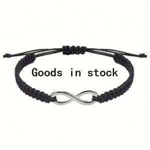 Wholesale <b>Infinity</b> Symbol Woven Friendship <b>Bracelet</b> Adjustable Braided Rope Number <b>Bracelets</b> for Couple Friends - Product Image 2