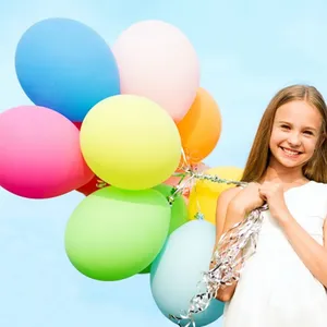 中国廉价时尚欢迎2024到货哑光彩色气球/气球橡胶充气氦气