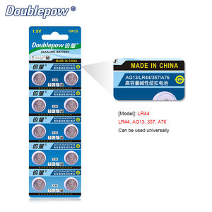 Qualité 10 pcs LR44 1.5 V <span class=keywords><strong>Pile</strong></span> Bouton alcaline Pièce <span class=keywords><strong>AG13</strong></span>, LR44, 357, A76 - Product Image 4