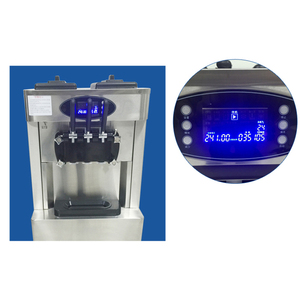 Cao cấp 3 hương vị tiết kiệm năng lượng thương mại Máy làm kem mềm với miễn phí kem bột để kiểm tra - Product Image 4