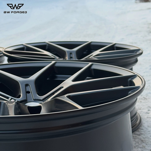 Rines Cóncavos Monobloque de Aleación de Aluminio Forjado para Autos de Pasajeros, 5x114.3/120, 40mm 25mm, Acabado Blanco/Pulido para BMW G30, 18-20 Pulgadas - Product Image 2