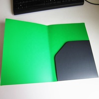 Carpeta de archivos A4 de papel personalizado, carpeta de publicidad de impresión para documentos, carpeta de presentación A5, regalo
