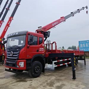 Grúa hidráulica montada en camión Dongfeng 6X4 de suministro de fábrica, camión grúa para sitios de construcción - Product Image 2
