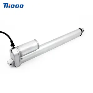 12v 24v 1000mm corsa 20 mm/s tubo attuatore lineare veloce 500n 1000mm per sedia elettrica SKW