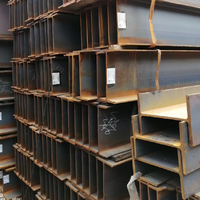 Poutre en acier léger profilé en H 100x100 HF soudée, structure carbone S355JR laminée à chaud ASTM, support de pliage