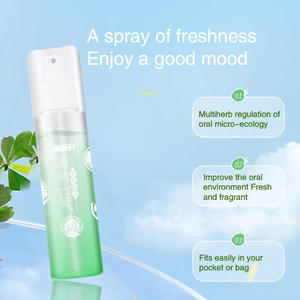 LMZ semprotan penyegar perawatan mulut portabel, cairan rasa kelapa & Mint tahan lama untuk Pria & Wanita - Product Image 4