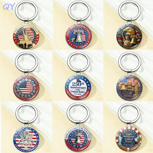 Llavero Metálico con Moneda de la Estatua de la Libertad, Recuerdo Personalizado para el Festival de Aniversario QY - Product Image 6