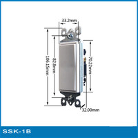 Shanghai Linsky 15A 125V-277V Interrupteur à bascule à palette blanc