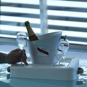 Soporte para bebidas de piscina bandeja flotante impermeable <span class=keywords><strong>Club</strong></span> de <span class=keywords><strong>agua</strong></span> de lujo - Product Image 3