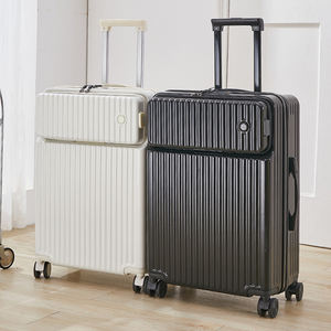 Maleta de embarque para estudiantes jóvenes al por mayor con bolsillo frontal, funda de Puerto USB, equipaje universal ligero - Product Image 3