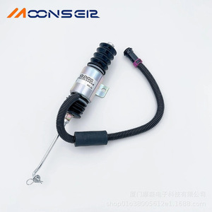 MoonsEir Solenoid Valve 13034654 Fuel Cut Off For Loader Engine <b>Control</b> - Product Image 1