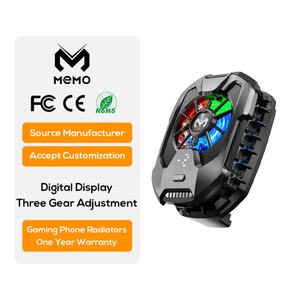 Ventilateur de refroidissement pour téléphone portable MEMO DLA8 avec clip dorsal numérique et écran LED intelligent - Product Image 1