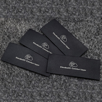 Étiquettes en tissu personnalisées pour oreillers en mousse à mémoire de forme, étiquettes tissées ultra-denses en damassé pour matelas de luxe