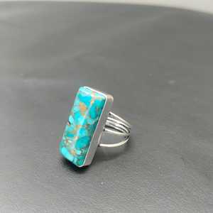 Boho Malachite Bague En Argent Sterling Vintage À La Main Pierres Précieuses Déclaration Unique Artisan Bijoux Pour Femmes - Product Image 3