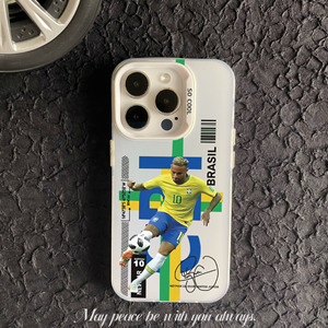 Großhandel Mode Fußballspieler Laser Shock proof PC TPU Handy hülle 15 16 17 Handy hülle - Product Image 1