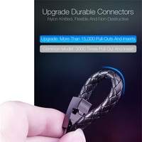 Cargador Portátil PD60W 240W 27W de Cuero, Mini Brazalete USB con Cable de Carga y Sincronización de Datos Superrápido para Teléfonos Android Tipo-C