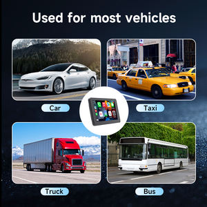 Layar Carplay nirkabel portabel 7 inci 2.5D untuk mobil CP705 pemutar Multimedia DVD Video Pantalla untuk Apple IPhone/ <span class=keywords><strong>Samsung</strong></span> Galaxy - Product Image 5