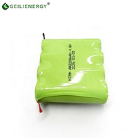Pacco Batterie NiMH AA 4.8V 2200mAh |   Batteria di Ricambio per Dispositivi di Misurazione Industriale |   Connessione a Linguetta Saldabile