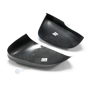 BENSNEES nueva cubierta de espejo de fibra de carbono para <span class=keywords><strong>Jaguar</strong></span> XE XF XJ XEL XFL tipo de pasta Exterior puerta lateral retrovisor piezas de repuesto de coche - Product Image 3