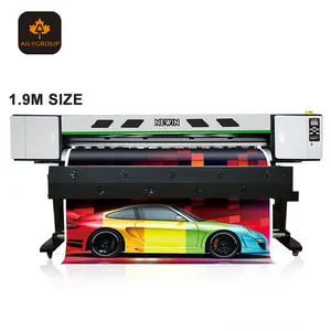 Impresora de lienzo de gran formato de doble cabezal plotter eco solvente 1,8 6ft con Epson XP600 I1600 I3200