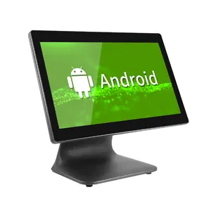 15.6 inch nhôm màn hình cảm ứng POS hệ thống tiền mặt đăng ký Máy point of Sale tất cả trong một Android POS thiết bị đầu cuối