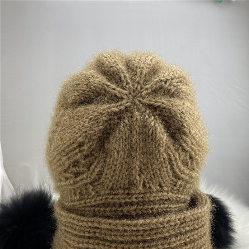 Новый стиль, женская зимняя шапка и шарф с меховым помпоном, можно изготовить на заказ, набор из шапки и шарфа