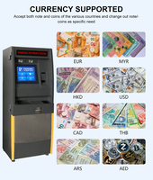 Distributeur de monnaie libre-service parking kiosque de paiement en espèces avec distributeur de monnaie dépôt bancaire retrait paiement guichet automatique
