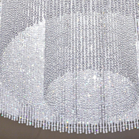 Plafonnier en cristal de luxe moderne fait sur commande de K9 Led pour la base commerciale de fer de villa et d'hôtel