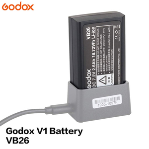 <span class=keywords><strong>Batterie</strong></span> Li-Ion <span class=keywords><strong>Godox</strong></span> <span class=keywords><strong>V1</strong></span> Flash VB-26 VB26 7.2V 3000mAh pour Flash d'appareil photo <span class=keywords><strong>V1</strong></span>, 650 éclairs pleine puissance avec fonction série - Product Image 5