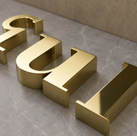 Enseigne lumineuse LED extérieure rétroéclairée, logo en acrylique, grande plaque en acier inoxydable, enseigne de magasin Halolit, lettres LED 3D, logo personnalisé