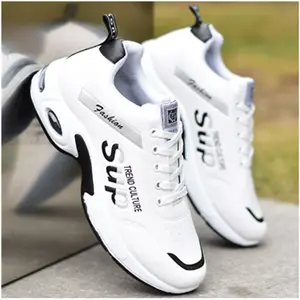 חיצוני אופנה גברים של 2023 חדש ספורט ריצה פנאי אוויר כרית עבה סולית לבן נעלי יכול להיות מותאם אישית לוגו גברים של נעליים