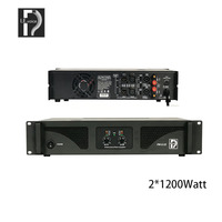 Systèmes de sonorisation publics professionnels OEM ODM de qualité supérieure, amplificateur de puissance de classe H 2x1200W