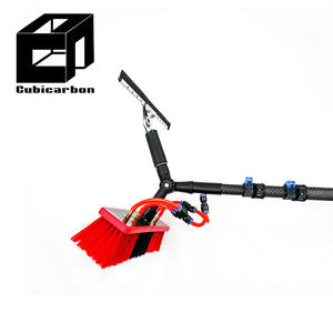 Système de nettoyage de vitres à haute pression avec perches télescopiques en fibre de carbone et perche à eau - Product Image 6