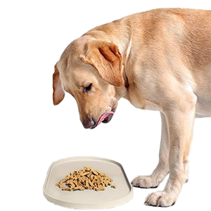 แผ่นรองให้อาหารสุนัขทรายสีขาวกันน้ำขอบซิลิโคนกันลื่นสำหรับชามและเครื่องให้อาหารสัตว์เลี้ยงเสื่อและพื้น - Product Image 6