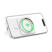 C1032 2026 Produits Tendances Nouvelle Banque d'alimentation Magnétique Sans Fil 15W Charge Rapide Sans Fil Magnétique avec Support