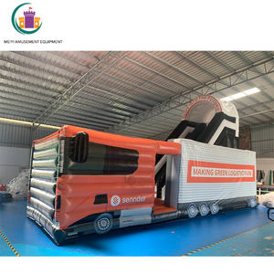 <span class=keywords><strong>Castillo</strong></span> hinchable personalizado para casa con motor para niños, camión inflable de nuevo diseño, combo de casa inflable personalizado - Product Image 6