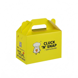 Scatola Personalizzata Resistente con Manico, Stampa Offset, Imballaggio Pieghevole, Carta Laminata Lucida/Opaca per Regali ed Eventi - Product Image 2