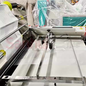 Máy làm túi tự động hoàn toàn của nhà máy Trung Quốc dành cho túi mua sắm bằng nhựa, túi áo thun, túi vest với các thành phần cốt lõi PLC & Motor - Product Image 5