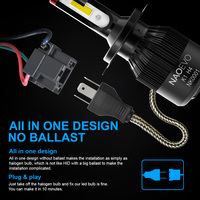 Nailnao — phares Led K1, ampoules de phares de voiture, Super brillantes, H4, 9005, 80W, 10000lm, H11